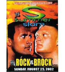 WWE - SummerSlam 2002 - Rock vs. Brock