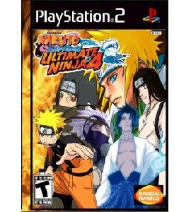 PS2 - Naruto - Ultimate Ninja 4 - Shippuden
