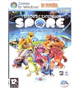 PC DVD - Spore - Galactic Adventures - Extention