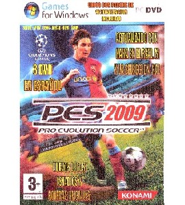 PC DVD - Pro Evolution Soccer 2009 - PES 2009