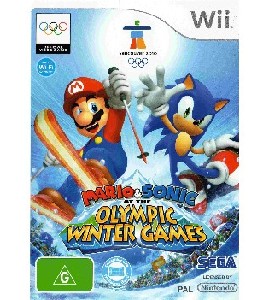 Wii - Mario & Sonic At The Olympic Winter Games