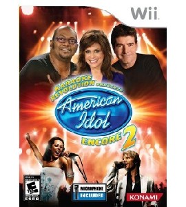 Wii - Karaoke Revolution Presents - American Idol  - Encore 