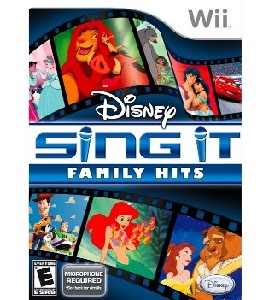 Wii - Disney - Sing It - Family Hits