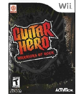 Wii - Guitar Hero - Warriors of Rock