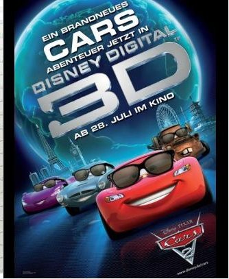 Blu-ray 3D - Cars 2