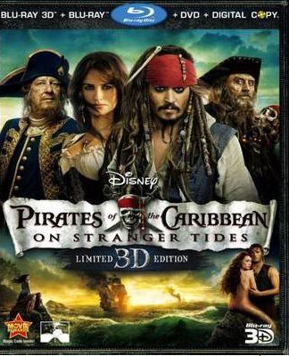 Blu-Ray 3D - Pirates of the Caribbean 4 - On Stranger Tides