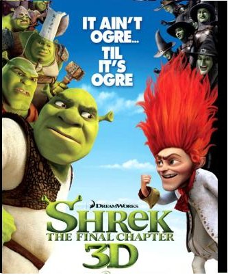 Blu-ray 3D - Shrek Forever After - Shrek 4