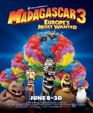 Blu-ray - Madagascar 3: Europe's Most Wanted
