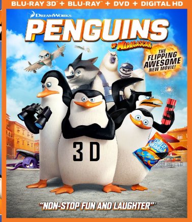 Blu-ray 3D - Los pinguinos de Madagascar