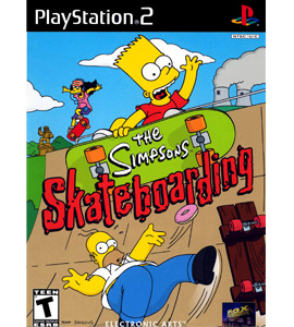  PS2 - The Simpsons - Skateboarding