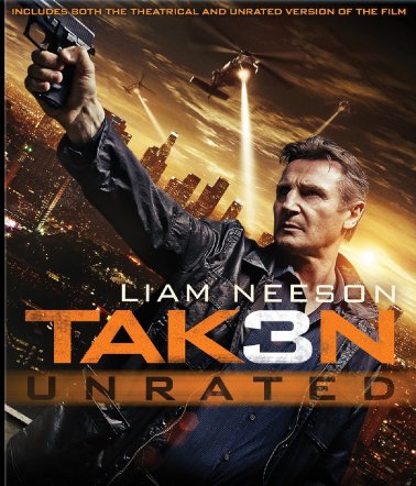 Blu-ray - Taken 3 - Tak3n 3