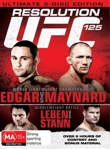 UFC 125 - Resolution